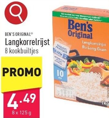 Langkorrelrijst