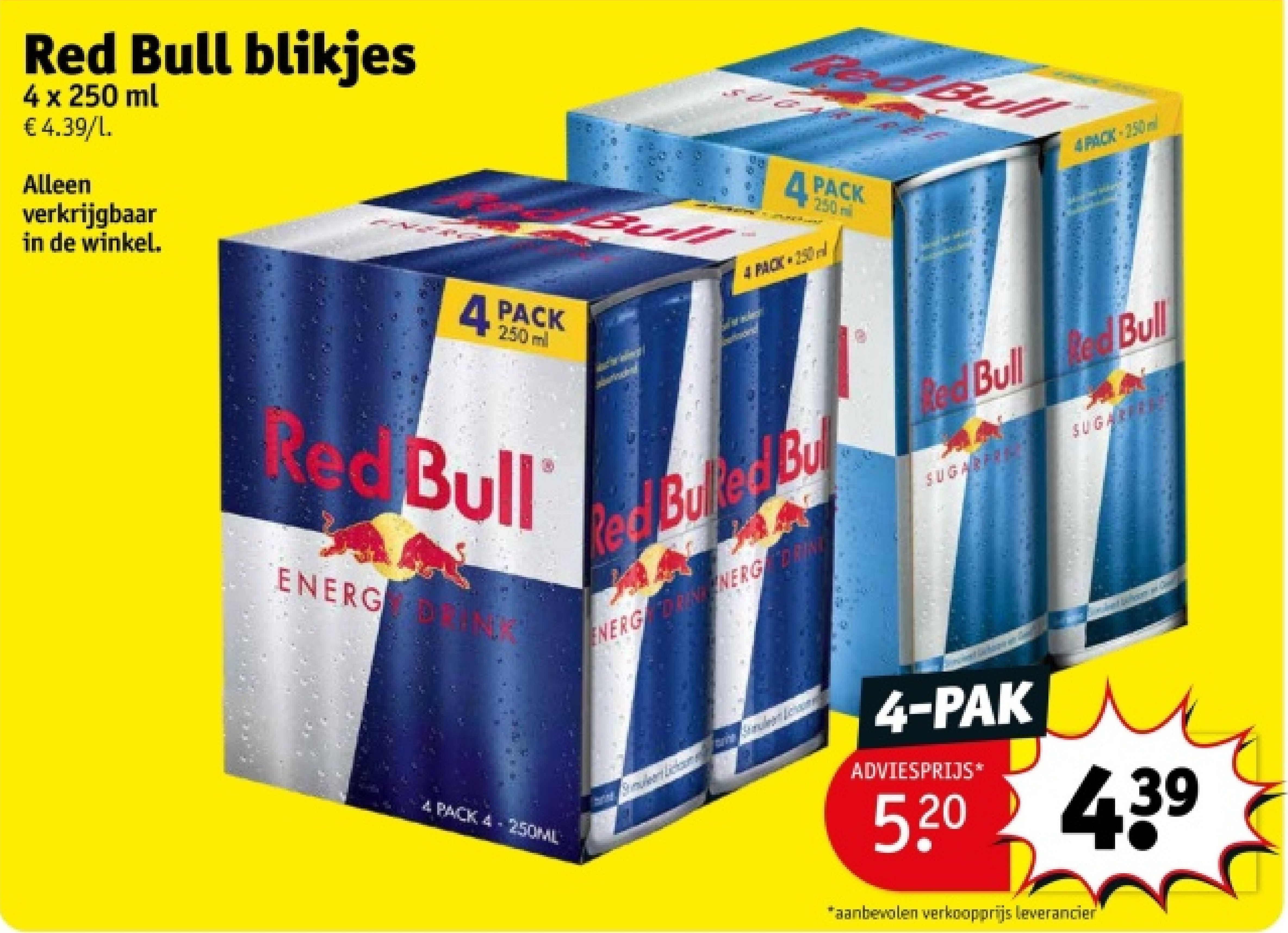 Red Bull blikjes