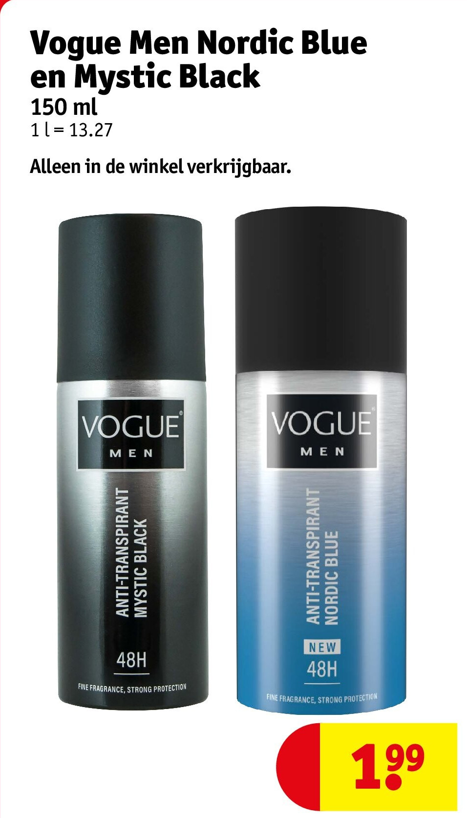 Vogue Men Nordic Blue en Mystic Black