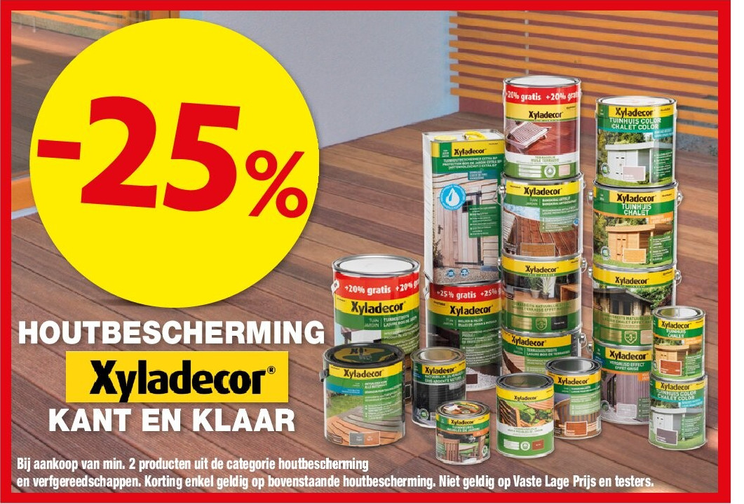 HOUTBESCHERMING Xyladecor KANT EN KLAAR
