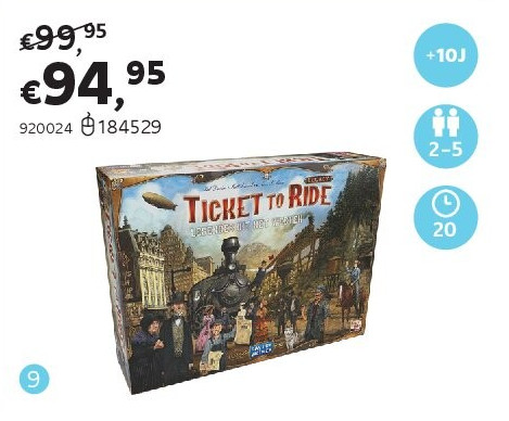 SPEL TICKET TO RIDE LEGACY