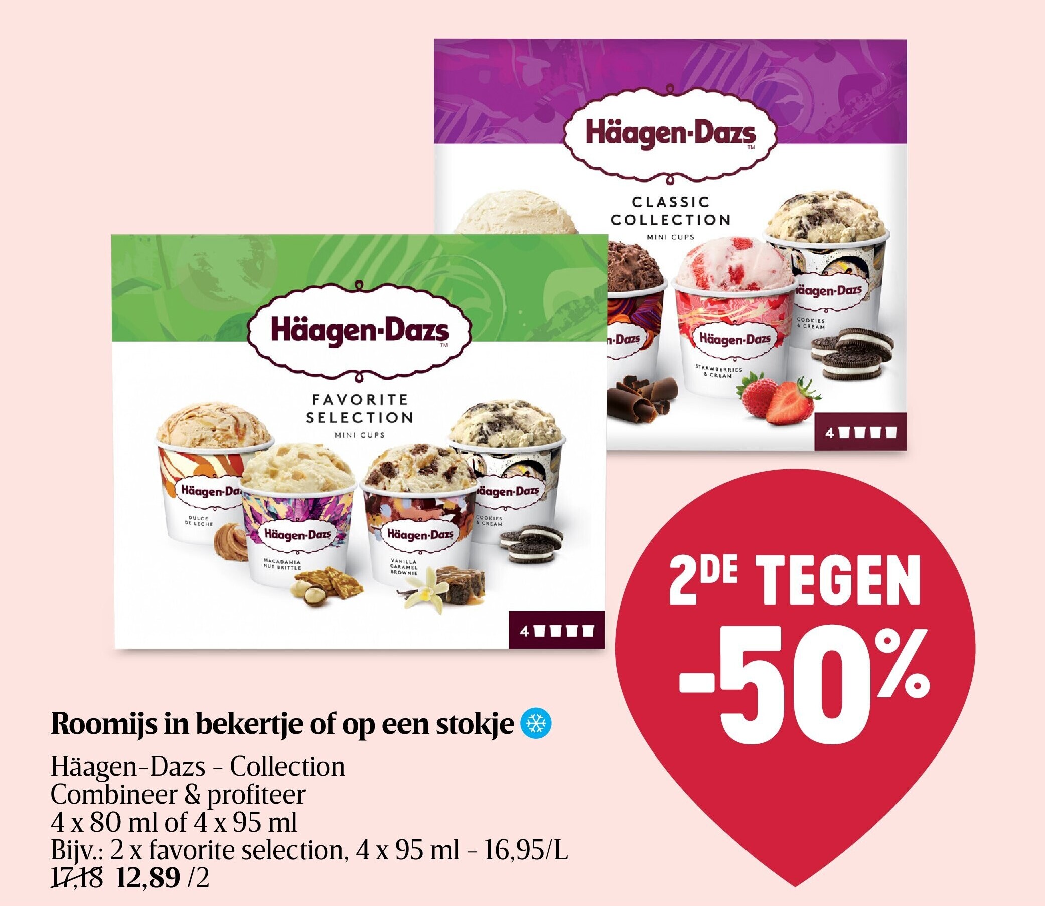 Roomijs in bekertje of op een stokje