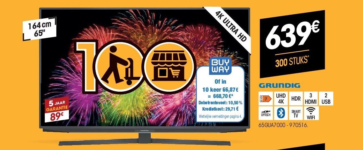 65" GRUNDIG 4K ULTRA HD LED TV