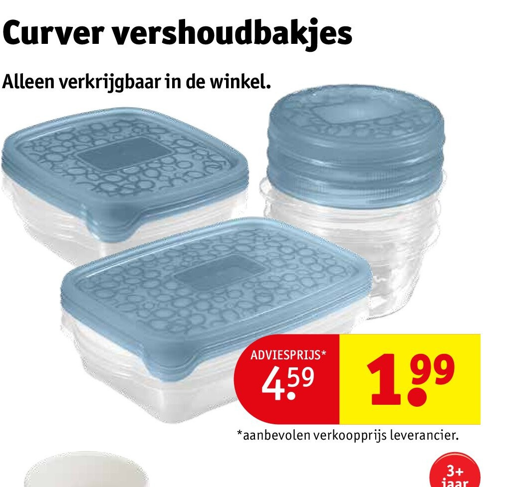 Curver vershoudbakjes