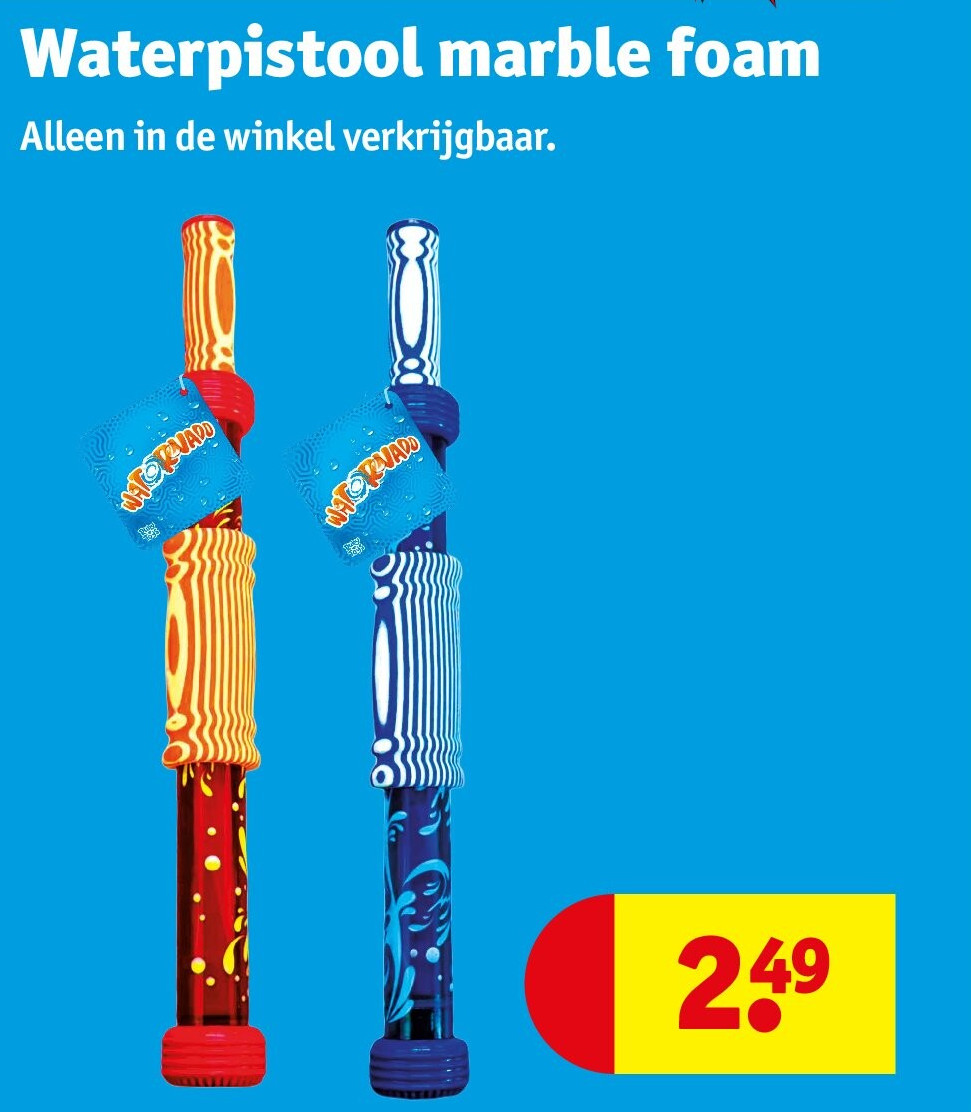 Waterpistool marble foam