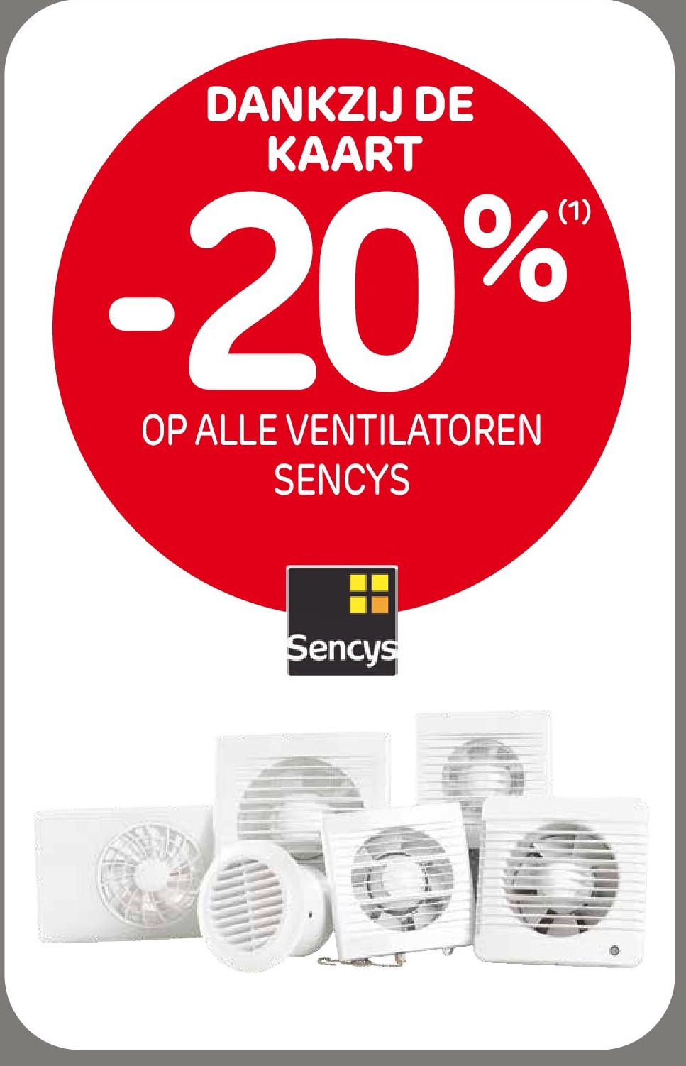 OP ALLE VENTILATOREN SENCYS