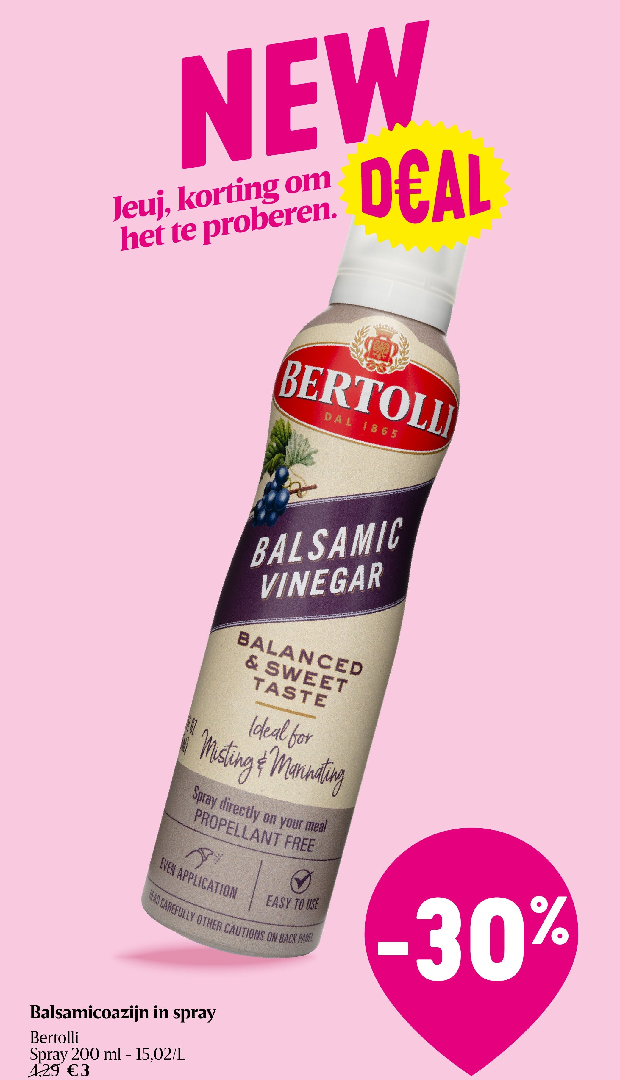 Balsamicoazijn in spray