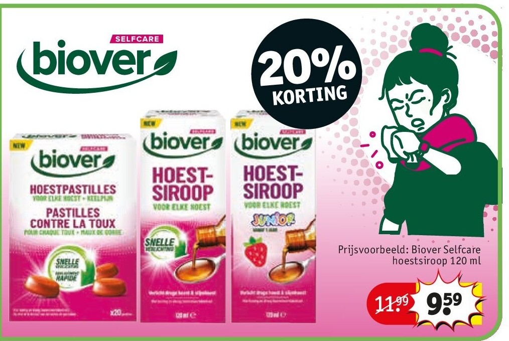 Biover Selfcare hoestsiroop 120 ml