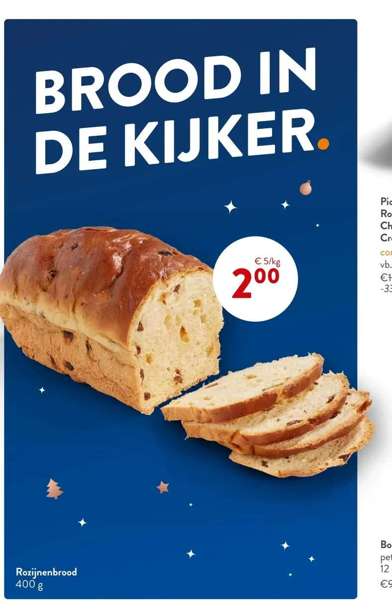 Rozijnenbrood 400 g