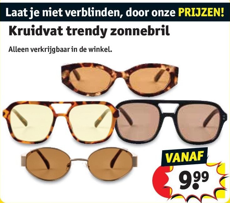 Kruidvat trendy zonnebril