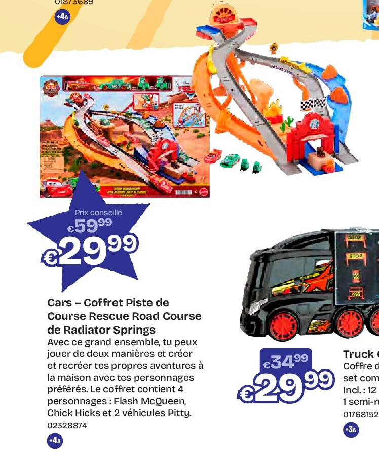 Cars – Coffret Piste de Course Rescue Road Course de Radiator Springs