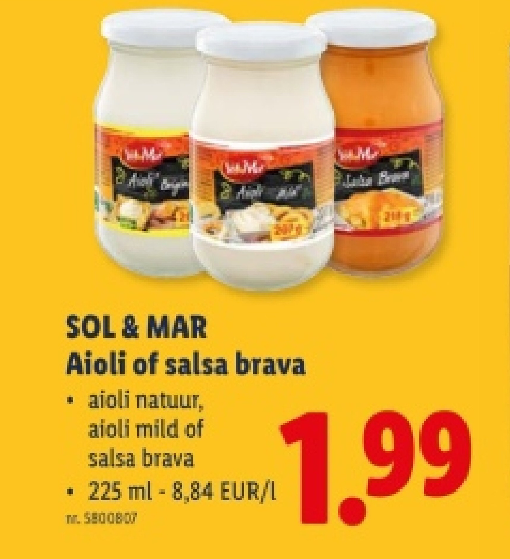 Aioli of salsa brava