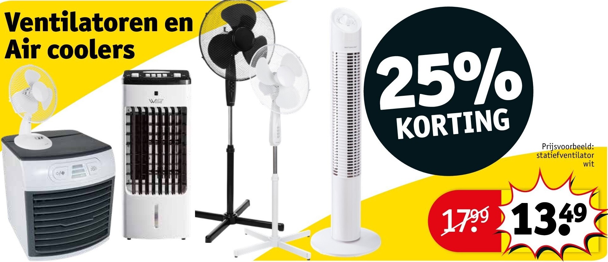 Ventilatoren en Air coolers