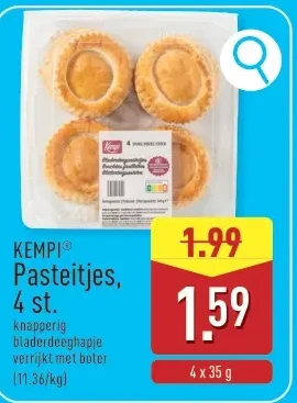 Pasteitjes, 4 st.