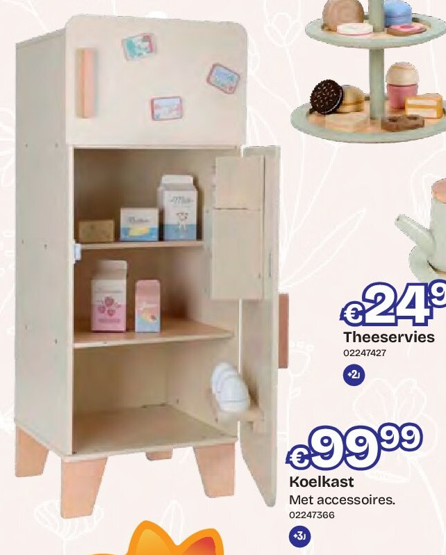 Koelkast Met accessoires.