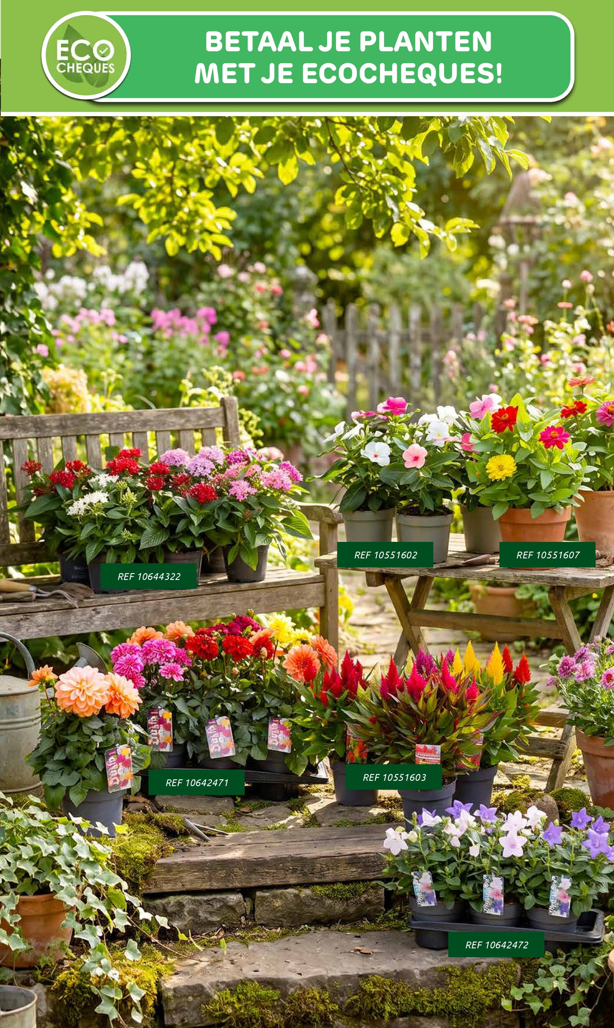 Betaal je planten met je ecocheques!
