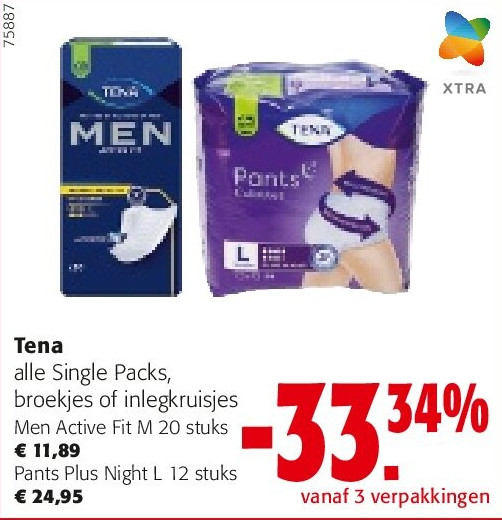 Tena Men Active Fit M 20 stuks