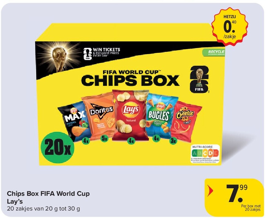 Chips Box FIFA World Cup Lay’s