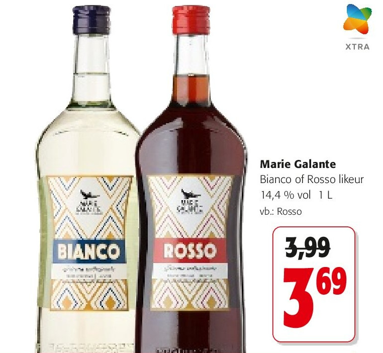 Marie Galante Bianco of Rosso likeur 14,4 % vol 1 L