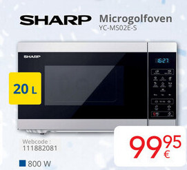 SHARP Microgolfoven YC-MS02ES