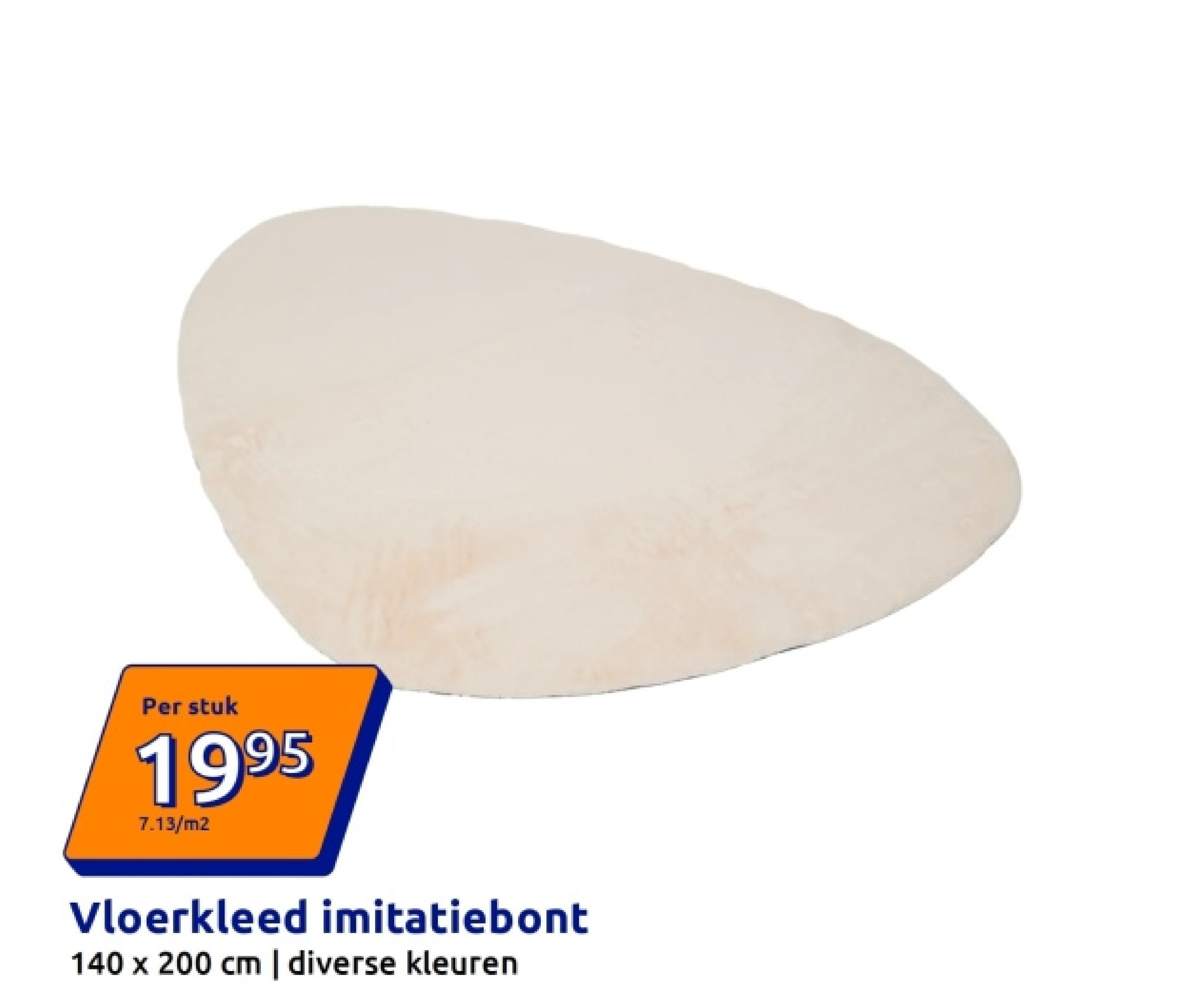 Vloerkleed imitatiebont
