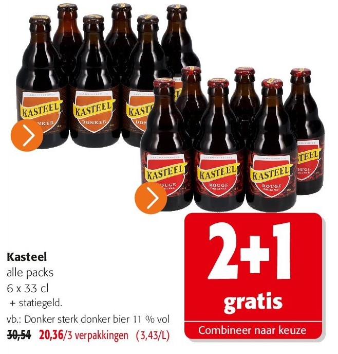 Kasteel alle packs 6 x 33 cl