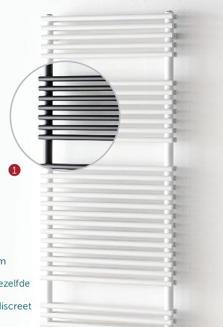 HANDDOEK RADIATOR "DOBY" ZWART