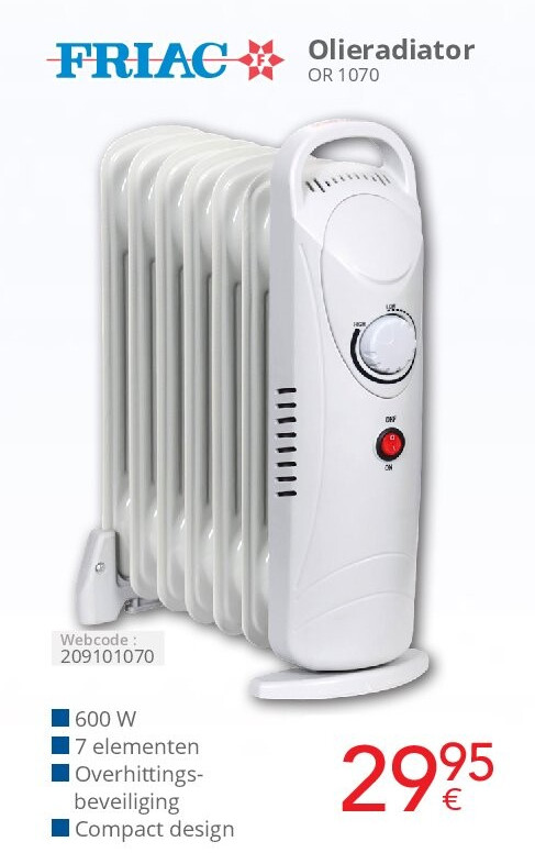 Olieradiator OR 1070