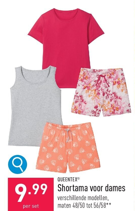 Shortama voor dames