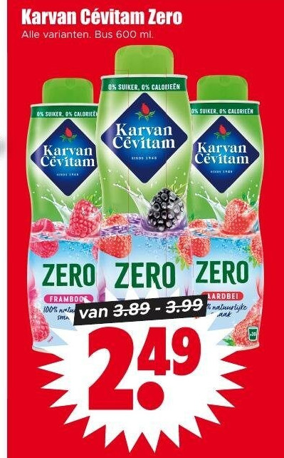 Karvan Cévitam Zero bus 600 ml