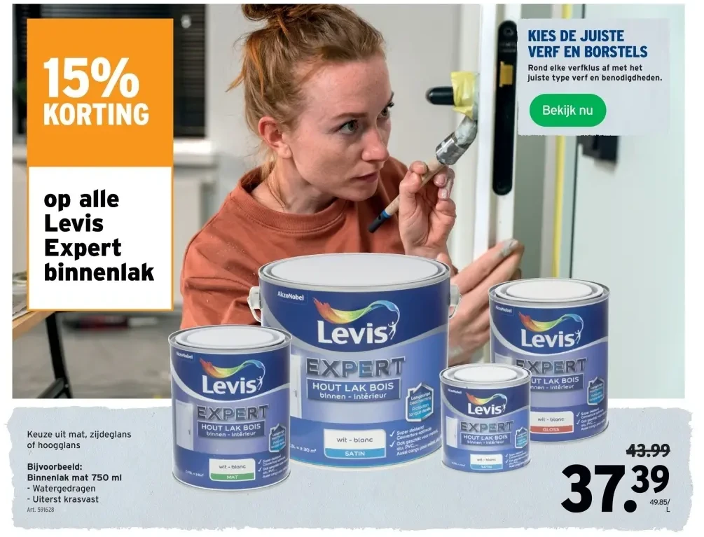 Binnenlak mat 750 ml