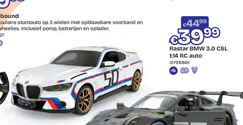 Rastar BMW 3.0 CSL 1:14 RC auto