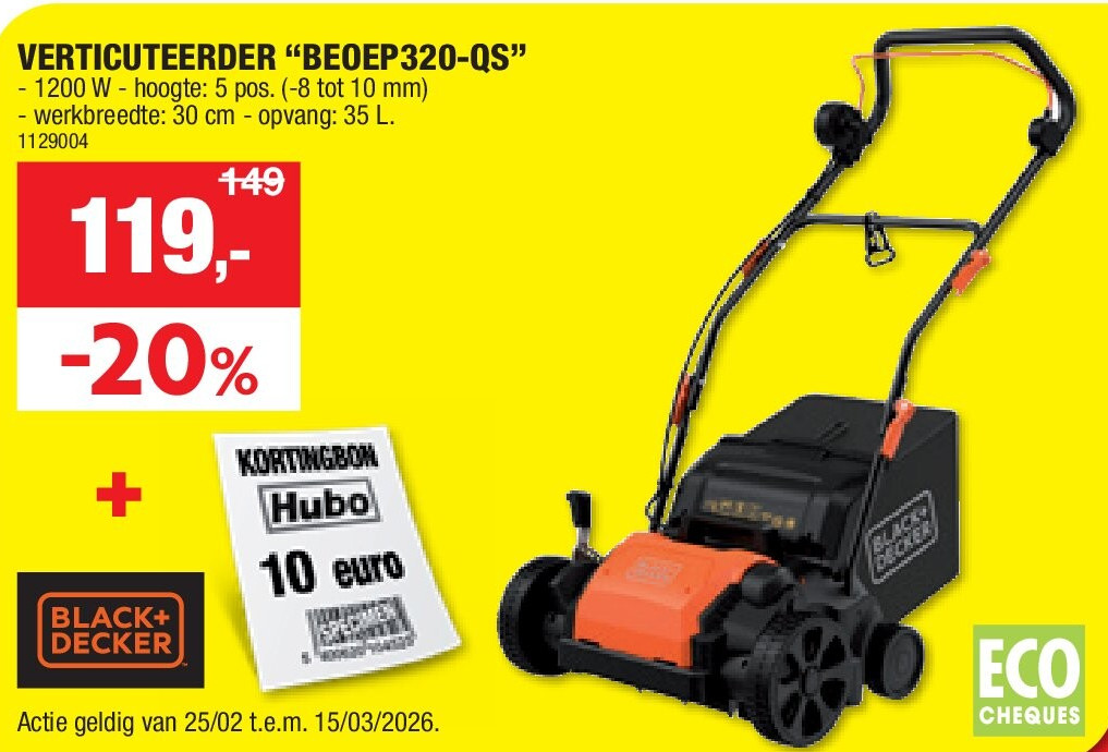 VERTICUTEERDER “BEOEP320-QS”