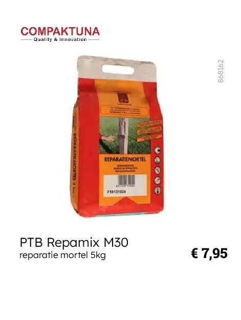 PTB Repamix M30 reparatie mortel 5kg