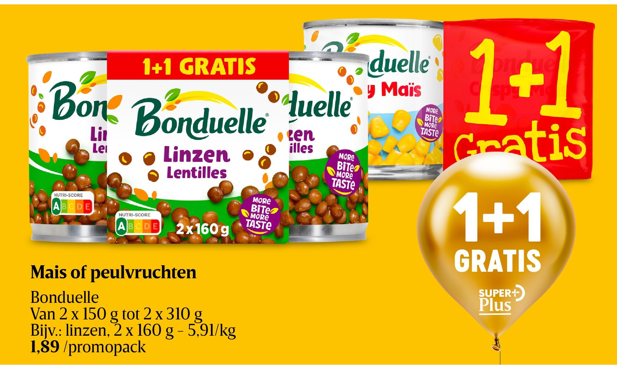 Mais of peulvruchten