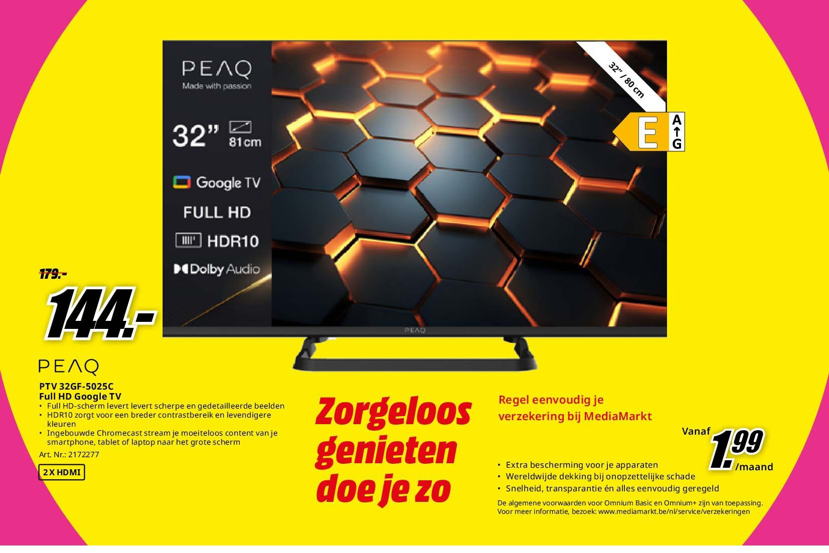 PTV 32GF-5025C Full HD Google TV