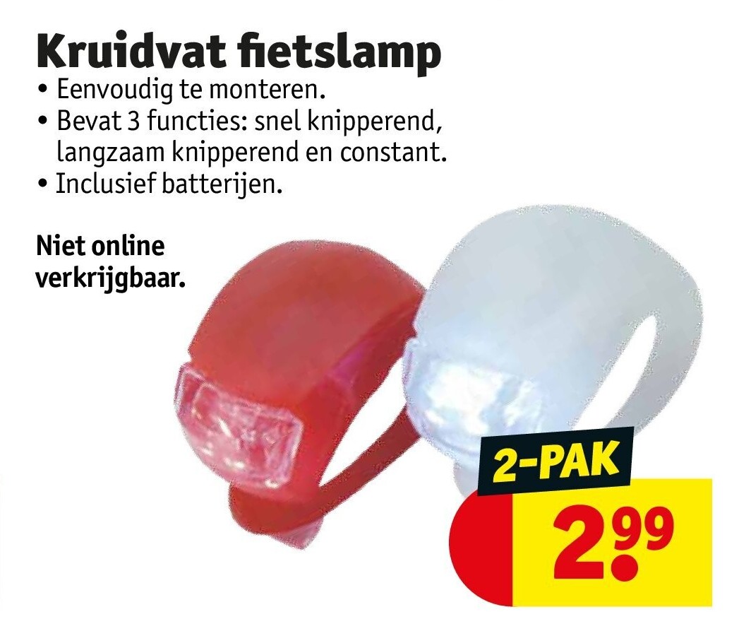 Kruidvat fietslamp
