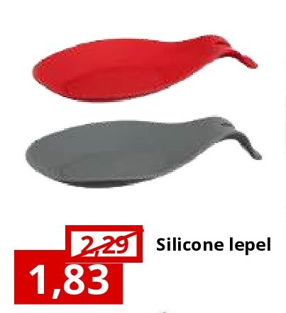 Silicone lepel