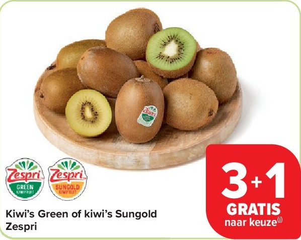 Kiwi’s Green of kiwi’s Sungold Zespri