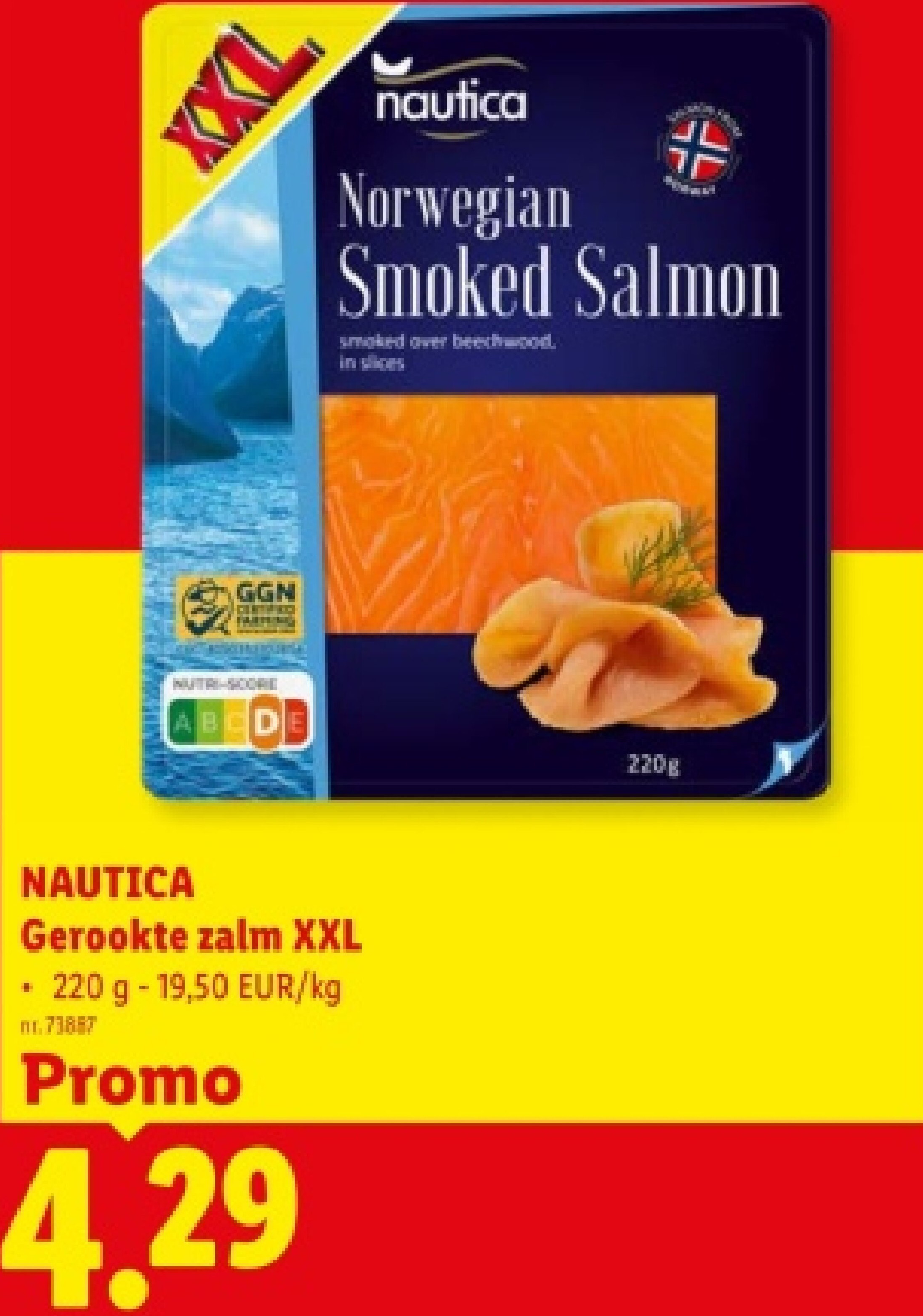 Gerookte zalm XXL