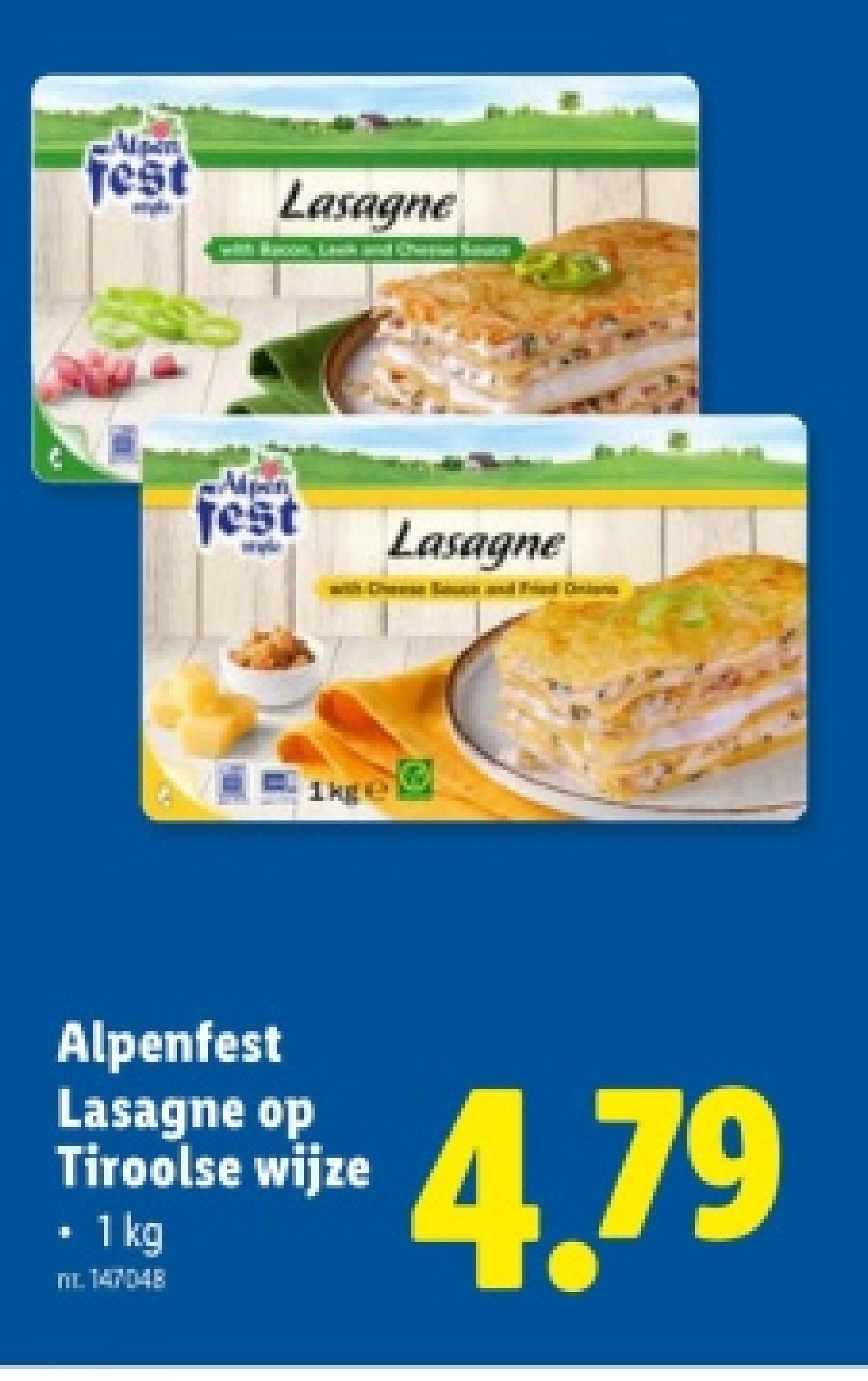 Lasagne op Tiroolse wijze