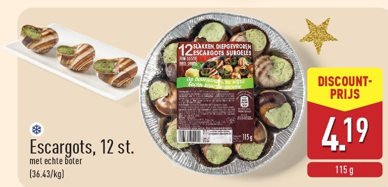 Escargots, 12st.
