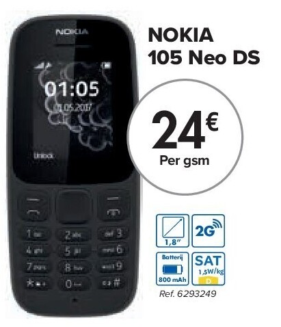 NOKIA 105 Neo DS