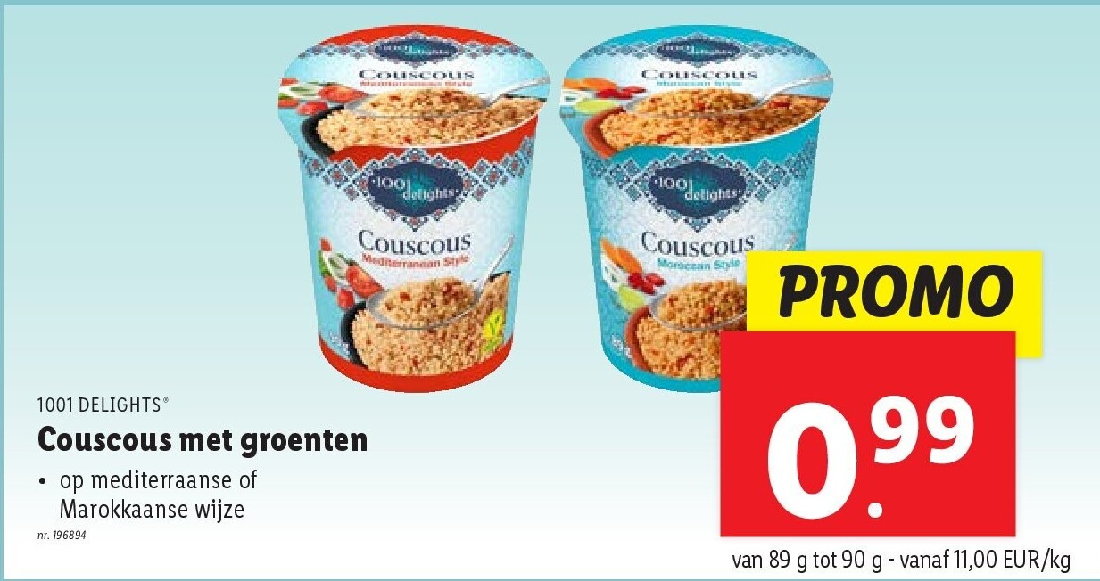 Couscous met groenten