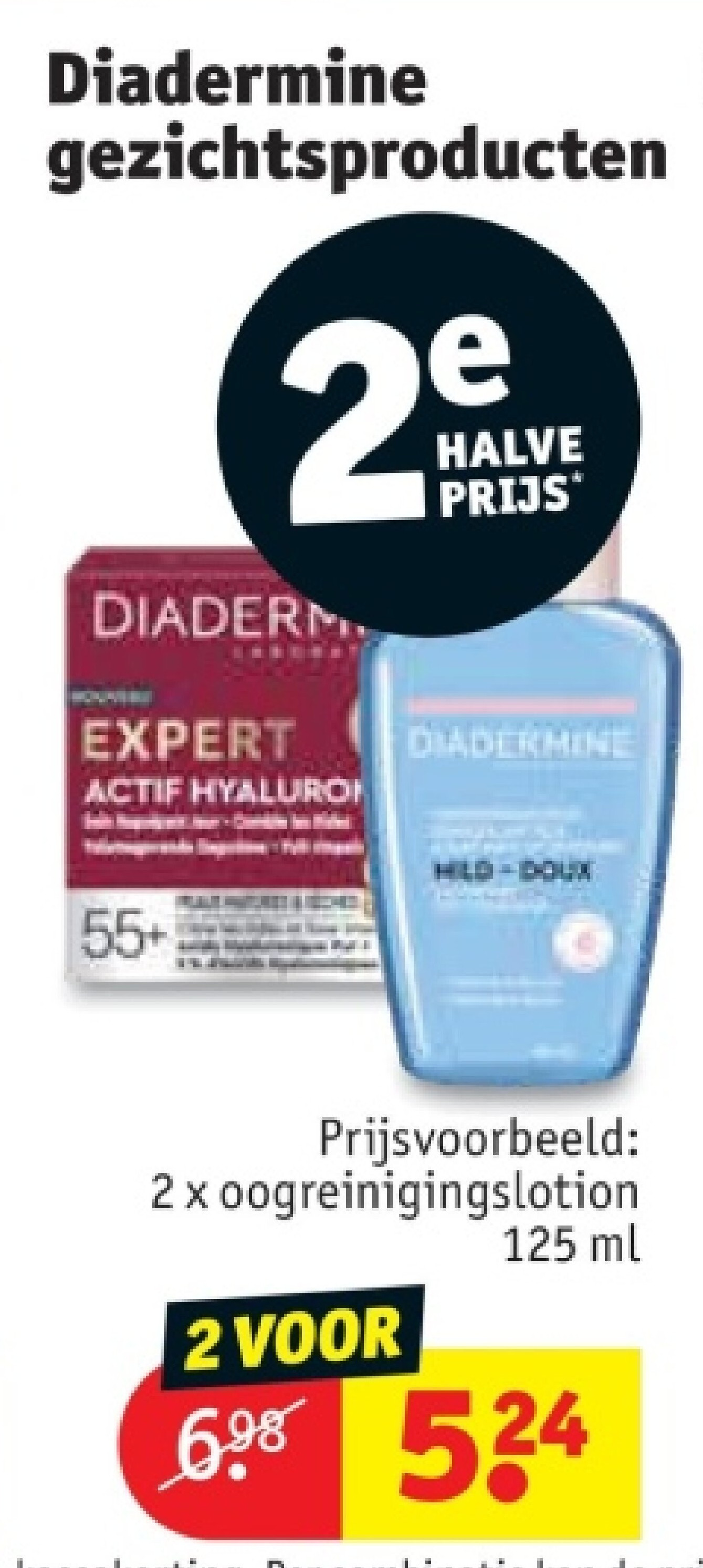 Diadermine gezichtsproducten
