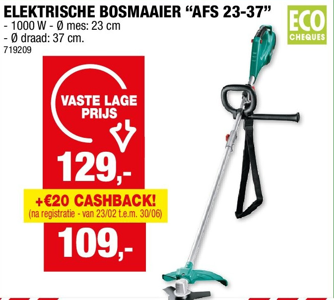 ELEKTRISCHE BOSMAAIER “AFS 23-37”