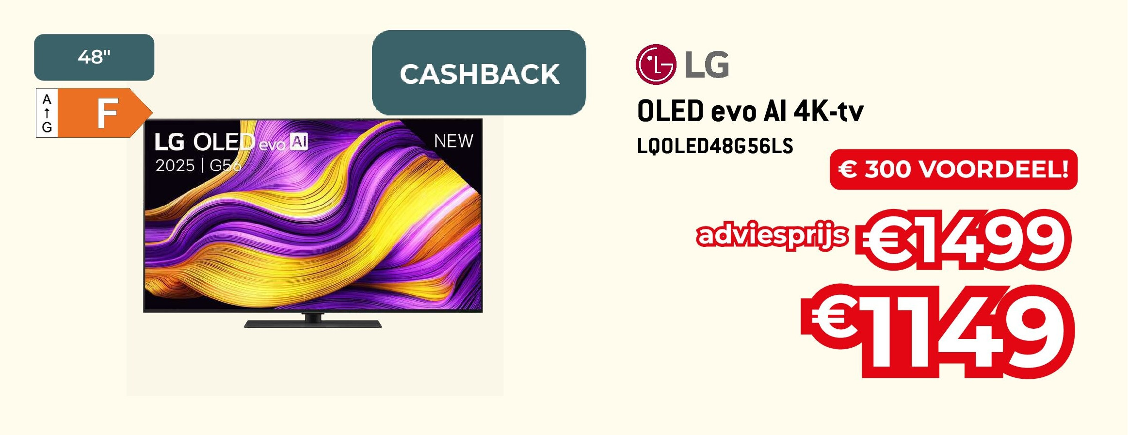 OLED evo AI 4K-tv LQOLED48G56LS