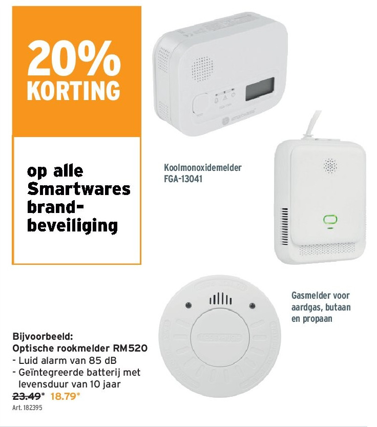 Optische rookmelder RM520
