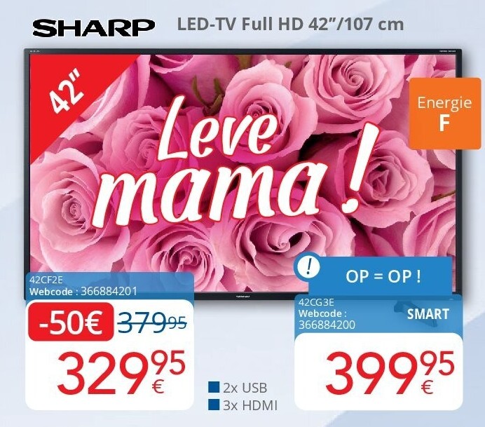 SHARP LED-TV Full HD 42"/107 cm