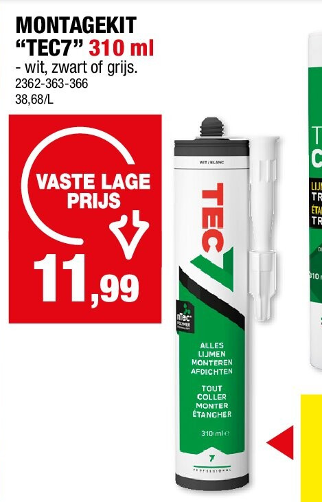 MONTAGEKIT “TEC7” 310 ml
